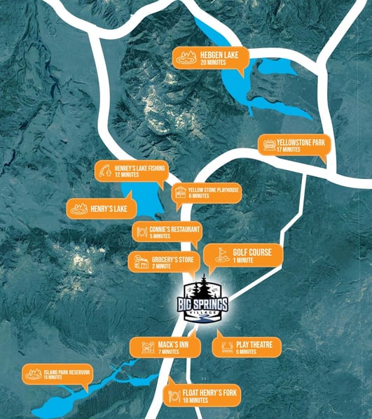 Big Springs Map